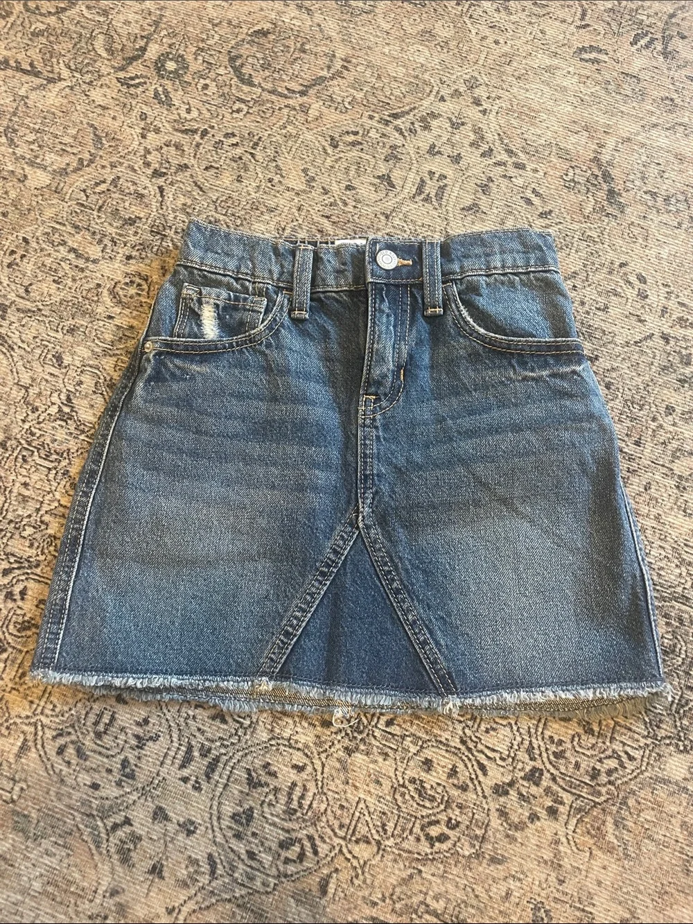 Old Navy Girls High-Waisted Jean Skirt